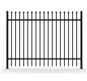 Pannello di recinzione in acciaio inossidabile decorativo durevole rivestito nero di vendita calda