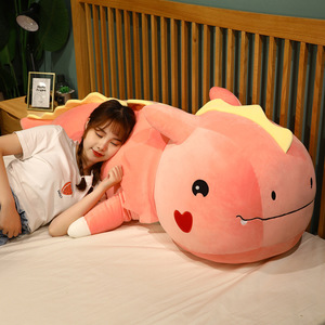 Angela Mainan Mewah Dinosaurus Cantik Ukuran Besar, Boneka Hewan Kartun Lembut, Bantal Tidur Pacar, Hadiah Ulang Tahun Anak Perempuan - Product Image 2