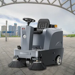 YZ-S4 Ride On Floor Cleaning Machine Outdoor Parking Lot Commercial Sweeper