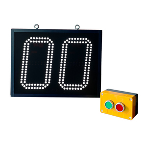 Minuterie LED CHEETIE 9 pouces à 2 chiffres, contrôle par télécommande et boutons, 5 couleurs, idéale pour le basketball, les jeux de quiz et la chronométrage industriel - Product Image 1