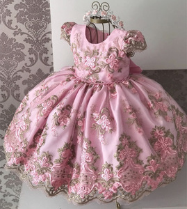 Abito per bambini vestidos de ninas 2021 Baby Toddlers abito con <span class=keywords><strong>paillettes</strong></span> Tutu kids Party Dress damigella d'onore Flower Girl Dress - Product Image 4