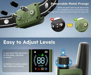 5-120lbs için uzaktan ile köpek şok tasması 3300Ft köpek <span class=keywords><strong>e</strong></span>ğitim yaka küçük orta büyük köpekler şarj edilebilir su geçirmez <span class=keywords><strong>e</strong></span> yaka - Product Image 6