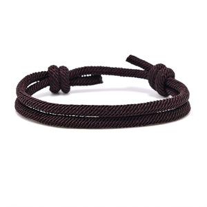 Pulseras de Cuerda Trenzada Náutica, Estilo Simple, Cordón Milán, Hechas a Mano, Color Azul Marino, Joyería para Parejas, Regalos para Fiestas - Product Image 6