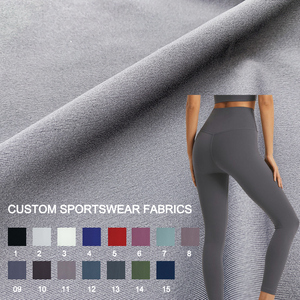 Wholesale Naked Feel Spandex 23 Polyester 77 One Side Brushed Leggings Fabric - Product Image 1