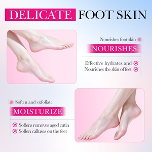 Masque pour les pieds à la <span class=keywords><strong>fleur</strong></span> de cerisier SADOER pour les pieds secs et gercés, non gras, hydratant, doux, lisse, toutes saisons - Product Image 5
