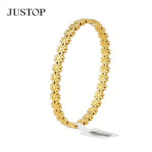 <b>Bangles</b> OEM/OEM custom waterproof stainless steel Gold plating Fashion Jewelry hypoallergenic supplies - Product Image 6