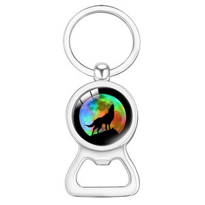 Nuovo Design 2026: Apribottiglie Portachiavi in Metallo a Forma di <span class=keywords><strong>Lupo</strong></span> Lunare, Creativo, Durevole e alla Moda, per Uso Quotidiano, Regalo Promozionale per Feste - Product Image 2