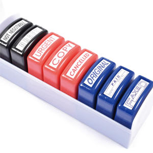 Fourniture directe <span class=keywords><strong>d</strong></span>'usine ensemble de timbres colorés auto-encreurs pour professeur de notation scolaire Motivation avec plateau de rangement/ - Product Image 4