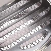 4 5 6 8 10 12 pouces en acier inoxydable ventilateur de toit éoliennes grille de sortie d'air murale extérieure