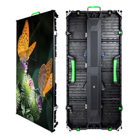 Écran LED étanche pour l'extérieur P2.97 P3.9 P4.81 500x1000mm géant LED vidéo mur moulage sous pression ascenseur publicité média