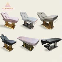 Table de massage électrique de luxe moderne en acier inoxydable doré, personnalisable, pour salon de beauté, spa, hôtel, salle de sport - Offre Spéciale 4