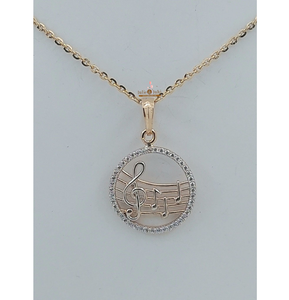 Colgante de Oro Real de 18 Quilates para Mujer, Joyería de Oro Premium con Acabado Pulido, Forma Elegante y Encanto Dorado Atemporal - Product Image 3