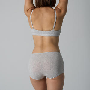 Under Lulu Custom Women's Cotton Spandex <strong>Bra</strong> &amp; Boyshort Set Wireless Padded Free Seamless Sports Lingerie - Product Image 3