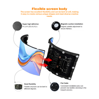 Pantalla LED Personalizada para Cabina de DJ, Panel de Video LED para Eventos, en Oferta, Pantalla LED Flexible para Escenario Musical, Cabina de DJ