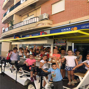 Vélo à pédales mobile à 4 roues pour excursions en groupe, vélo à bière, vélo de tourisme pour enfants, vélo de fête, en provenance d'Espagne - Product Image 5