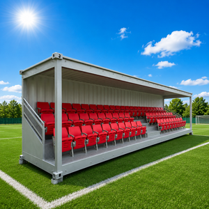 Tribuna Modular Temporal en Contenedor, Contenedor 20HC 40HC, Gradas Móviles para Espectadores con Asientos Plegables para Campos Deportivos - Product Image 1