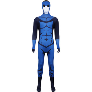 Disfraz de Cosplay de Héroe Joven Invencible, Traje Completo Azul para Adultos, Disfraz de Halloween, Juego de Rol de Anime - Product Image 1