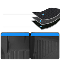 Tapetes para Piso PROBOX RHD GAS para Todo Clima, Material TPE, Accesorios para Maletero con Diseño Cyberpunk, Compatibles con Modelos de Automóviles