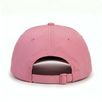 Casquette Snapback en Nylon à 5 Panneaux Personnalisée OEM avec Logo en Patch Tissé et Cordon, Chapeau de Golf de Haute Qualité Non Structuré