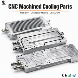 Pièces de refroidissement liquide, bloc d'eau, plaque froide, fraisage CNC, aluminium 7075, sur mesure OEM ODM pour PC, GPU, <span class=keywords><strong>serveur</strong></span> - Product Image 1