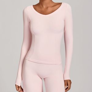 <span class=keywords><strong>T</strong></span>-<span class=keywords><strong>shirt</strong></span> respirant à <span class=keywords><strong>manches</strong></span> <span class=keywords><strong>longues</strong></span> pour femmes chemises d'entraînement pour femmes hauts d'entraînement à <span class=keywords><strong>manches</strong></span> <span class=keywords><strong>longues</strong></span> pour femmes hauts athlétiques de gymnastique à séchage rapide - Product Image 4