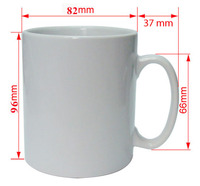 Tasse à café en céramique de sublimation bon marché de haute qualité au design minimaliste pour les cadeaux d'affaires, l'eau, la bière et le thé.