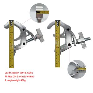 38-60mm Stage <b>Light</b> Clamp 150kg Load Capacity Heavy Duty Aluminum Truss Clamp for Lighting <b>Lights</b> Spot <b>Lights</b> - Product Image 3