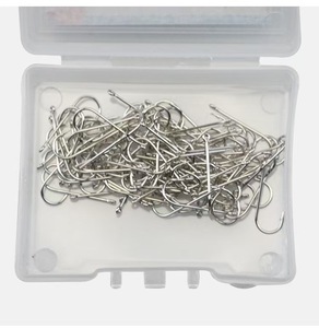 Anzuelos de Pesca de Mar individuales con ojal, acero al carbono, vástago recto largo/extralargo, cebo <span class=keywords><strong>vivo</strong></span> para carpa, <span class=keywords><strong>besugo</strong></span>, barco de caballa española - Product Image 2