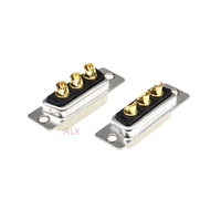 Haute puissance DB3 3V3 30A plaqué Or MÂLE FEMELLE CONNECTEUR à courant élevé D-SUB adaptateur soudure type 3pin prise De Soudure
