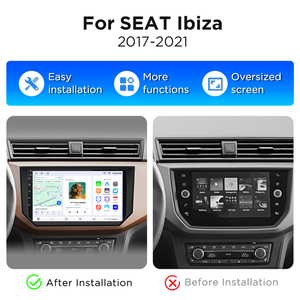 Radio para Auto Junsun de 9 Pulgadas con Carplay Android para Seat Ibiza 2017-2021, Reproductor de DVD, Unidad Principal, Pantalla para Auto, CarPlay Inalámbrico - Product Image 2