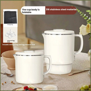 Portable Electric Kettle 0.8L Automatic Shut Off Boil Dry Protection For Home Travel Hotel Use - Product Image 4
