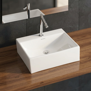 Lavabo de table en céramique nouveau design carré petit évier à main pour salle à manger toilette qualité d'exportation - Product Image 6