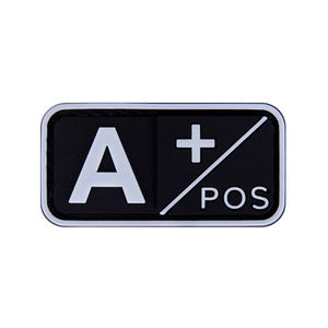 Badge créatif en caoutchouc PVC 3D A + B + AB + O + <span class=keywords><strong>groupe</strong></span> <span class=keywords><strong>sanguin</strong></span> négatif positif (Multi couleurs) - Product Image 1