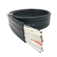 CE-Standard 300/500V TVVB Flaches Flexibles Aufzugskabel H05VVH6-F/H07VVH6-F 24*0,75mm²