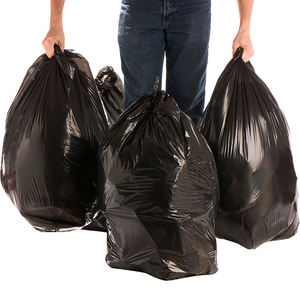 Sacs poubelle en plastique robuste, pliables, recyclés, pour jardin, colorés - Product Image 6