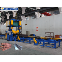 Ligne de fabrication de poutres en I, portique, assemblage de poutres en H, soudage automatique, redressage des métaux pour poutres en H