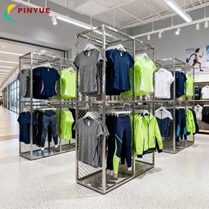 Muebles de Exhibición para Tiendas de Ropa Deportiva Personalizados, <span class=keywords><strong>Camisetas</strong></span> de Béisbol, Gorras, Muebles para Tiendas de Ropa Deportiva - Product Image 1