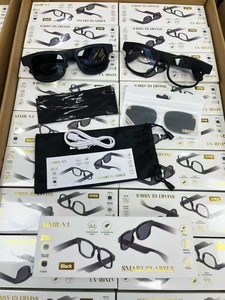 แว่นตาอัจฉริยะ AIMB-<span class=keywords><strong>V3</strong></span> Ai Smart Sunglasses เลนส์เปลี่ยนได้ รับสายโทรศัพท์ แสดงผลเพลง กล้องถ่ายรูประยะไกลผ่านบลูทูธ - Product Image 2