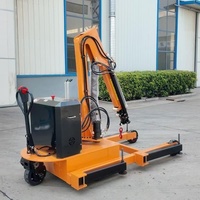 Palans rotatifs entièrement électriques de 2 tonnes, hauteur de levage maximale de 5,0 m, 180 °   Grue d'atelier hydraulique rotative pour la manutention de matériaux industriels