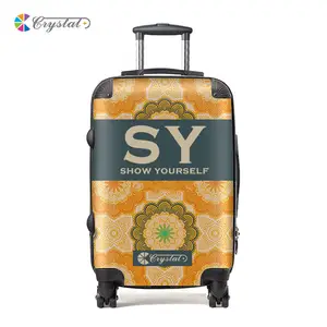 Индивидуальный дизайн abs + pc Пластиковые жесткие чемоданы на колесиках багажные сумки для путешествий