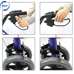 Andador con Ruedas Plegable de Aluminio para Personas Mayores y Discapacitadas, Plegable y Ligero - Product Image 4