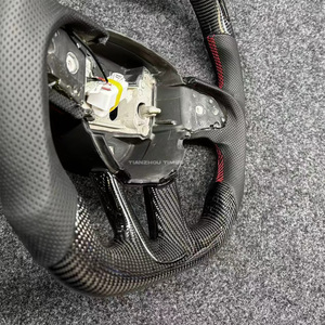 Volant à LED en fibre de carbone Dodge pour Challenger Charger SRT Hellcat Ram Scat Pack RT Durango 2013 2014 2015 2016 2017 <span class=keywords><strong>2018</strong></span> - Product Image 5