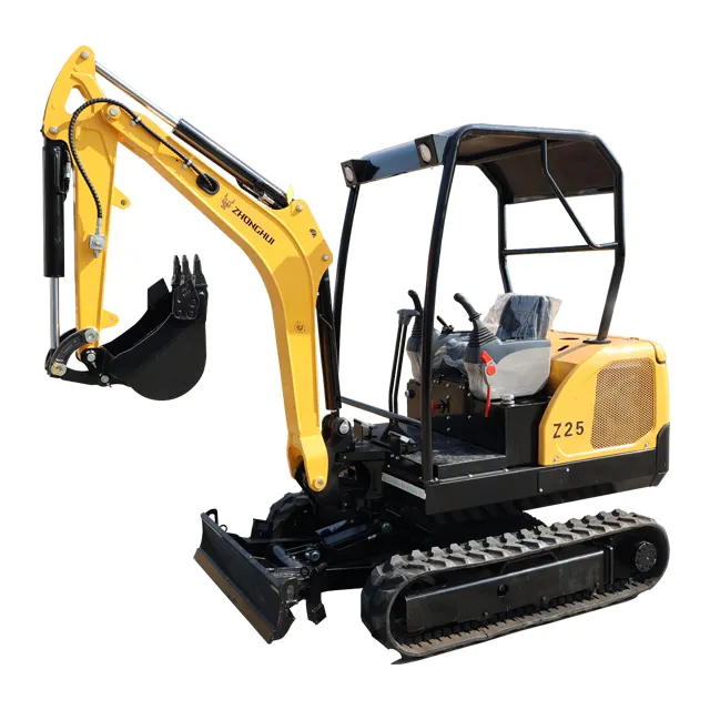 2024 nuevo Mini excavadora pequeña excavadora sobre orugas mini ensacadora zanjadora excavadora motor