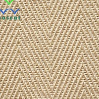 Tapis moderne en fibres naturelles de sisal, grand modèle, à rayures en chevrons, tissé, écologique, antidérapant, pour la maison, salon, chambre à coucher