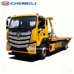 <b>Flatbed</b> Tow <b>Truck</b> Flat Bed Towing 6X4 <b>Flatbed</b> <b>Truck</b> for Sale 350HP Heavy-Duty Recovery Vehicle (CLW Custom-Built) - Product Image 1