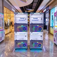 Distributeur de balles à monnayeur double couche pour capsules surprise, machine de jeu d'arcade en métal pour centres de divertissement, pour les 6 ans et plus