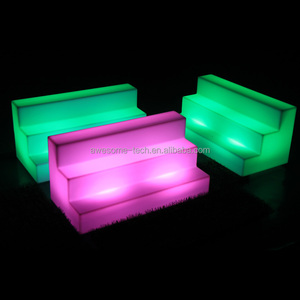 Moderno LED iluminado Mobiliário Comercial Color-Changing Wine Prateleira de Exibição para Discotecas Bar Prateleira - Product Image 3