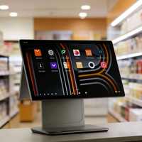 Sistema POS para Restaurante con Pantalla Táctil de 15.6 Pulgadas, Todo en Uno, Caja Registradora Completa, Tablet POS Android, Máquina POS