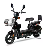 Moped électrique durable à longue portée pour deux personnes, vélo familial pour le transport urbain