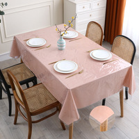 Nappe de protection en plastique transparent rectangulaire 60x120 pouces, imperméable, anti-taches, résistante à l'huile, nettoyable